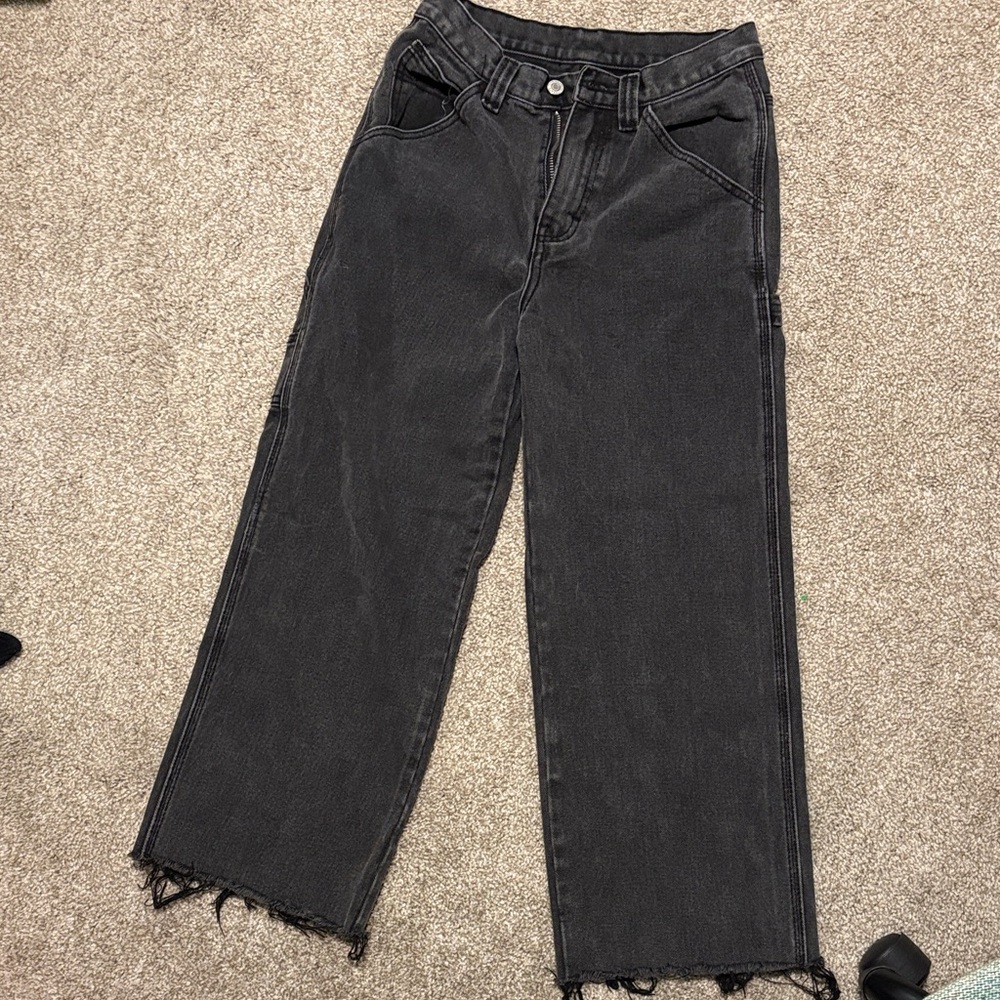 Black Wide Leg Women's Jeans